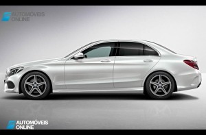 New Mercedes-Benz Classe C 2014 left profile view