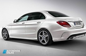 New Mercedes-Benz Classe C 2014 left rear quarter view