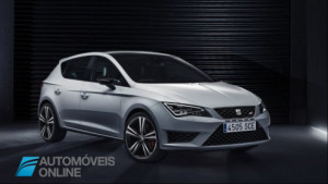 New Seat Leon Cupra 280cv 2014 Front right quarter five doors view