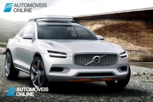 New volvo xc90 concept xc coupe - Front on street view - Detroit Salon 2014