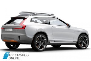 New volvo xc90 concept xc coupe - Rear profile right view - Detroit Salon 2014