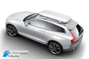New volvo xc90 concept xc coupe - Top left profile view - Detroit Salon 2014