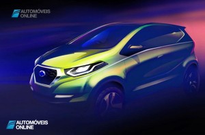 Datsun redi-GO Concept 2014 presentation draw view