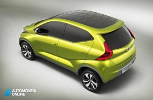 Datsun redi-GO Concept 2014 presentation rear letf quarter view