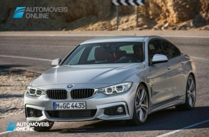 New BMW Serie 4 Coupe 2014 not oficial foto front quarter left view