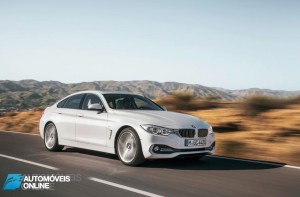 New BMW Serie 4 Coupe 2014 not oficial foto front quarter street view