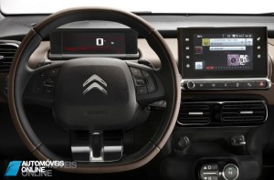 New Citroen C Cactus interior control pannel view 2014
