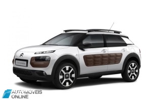 New Citroen C Cactus right profile front view 2014