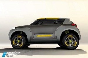 Renault Kwid Concept Crossover 2014 letf profile view