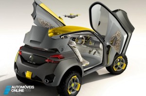 Renault Kwid Concept Crossover 2014 wing door open view