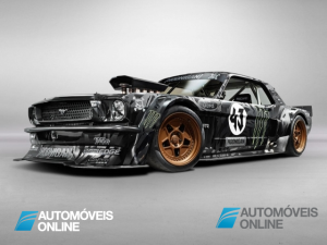Ken Block Ford Mustang Honnicorn RTR 1965 front left quarter floor View
