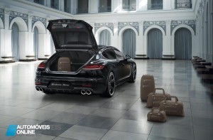Porsche Panamera Exclusive Edition rear view 2014