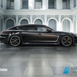Porsche Panamera Exclusive Edition right profile view 2014