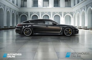 Porsche Panamera Exclusive Edition right profile view 2014