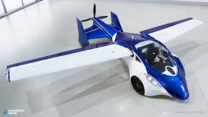 fly car Aeromobil 2017 front right top view