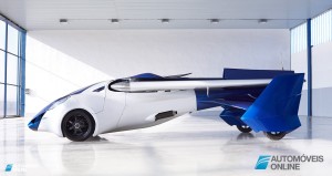 fly car Aeromobil 2017 left profile view