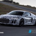 Novo Audi R8 camuflado em testes