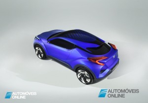 C-HR concept left rear profile view