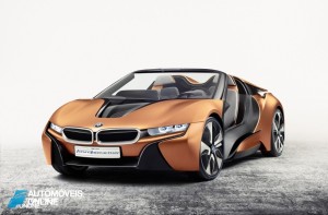 New BMW i8 concept left front quarter view 2016