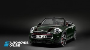 New Mini John Cooper Works Convertible left front quarter view 2016
