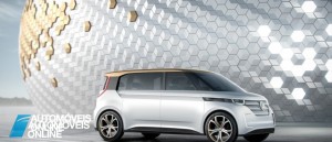 New volkswagen budd-e concept right front profile view_1