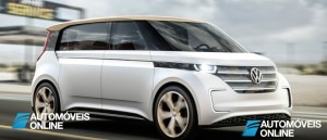 New volkswagen budd-e concept right front quarter view