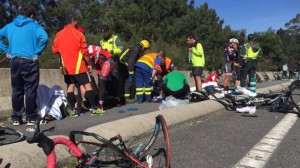 Ciclistas brutalmente atropelados por jipe na Galiza