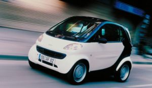 SMART (1998) foi o primeiro mini-carro para a cidade