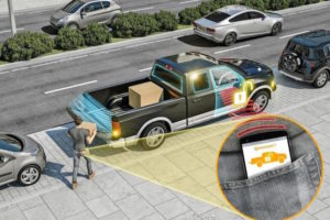 Portão traseiro de abertura automática para pick-ups